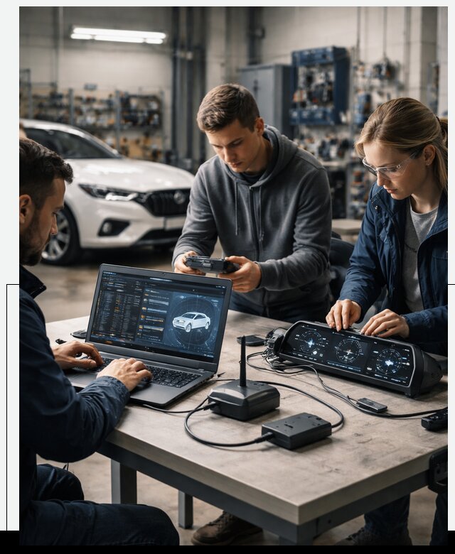 Разработка Connected Car и ПО для автопрома в Азнакаеве