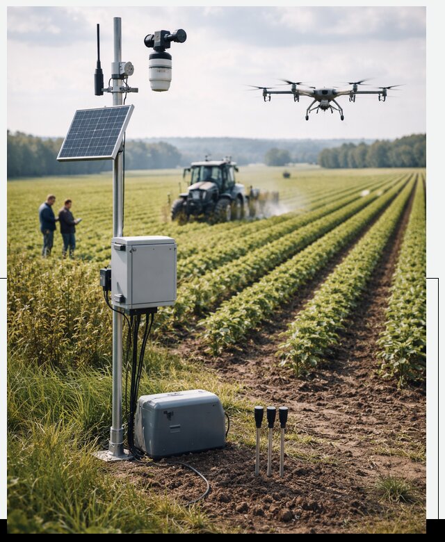 Разработка IoT мониторинга полей в Азнакаеве от 8723 р. | АвикейЗнк